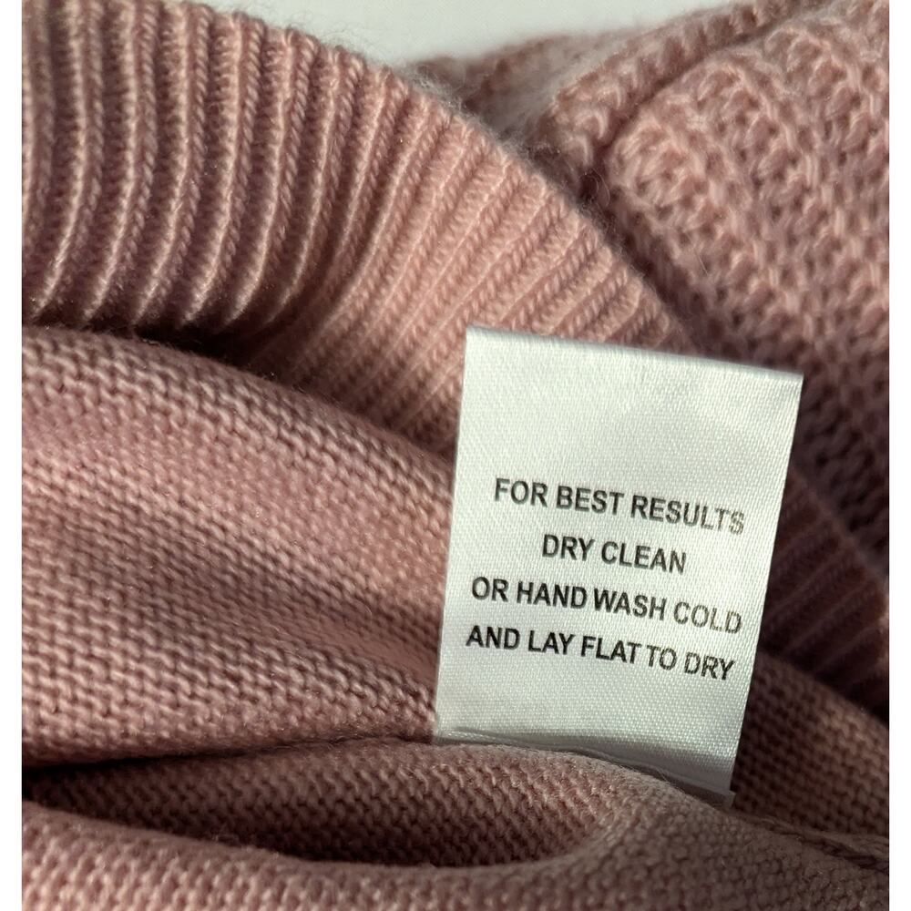 Stitches + Stripes Pink Wool Blend Sweater Size Medium - Picture 8 of 9
